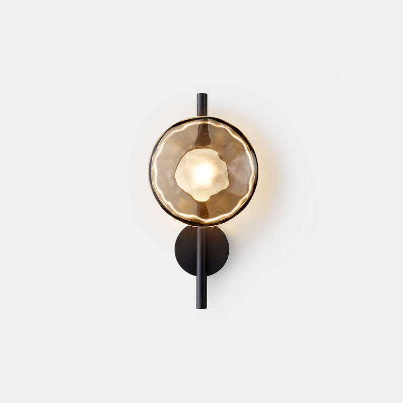 Zeno | Round Ceto Glass Wall Light