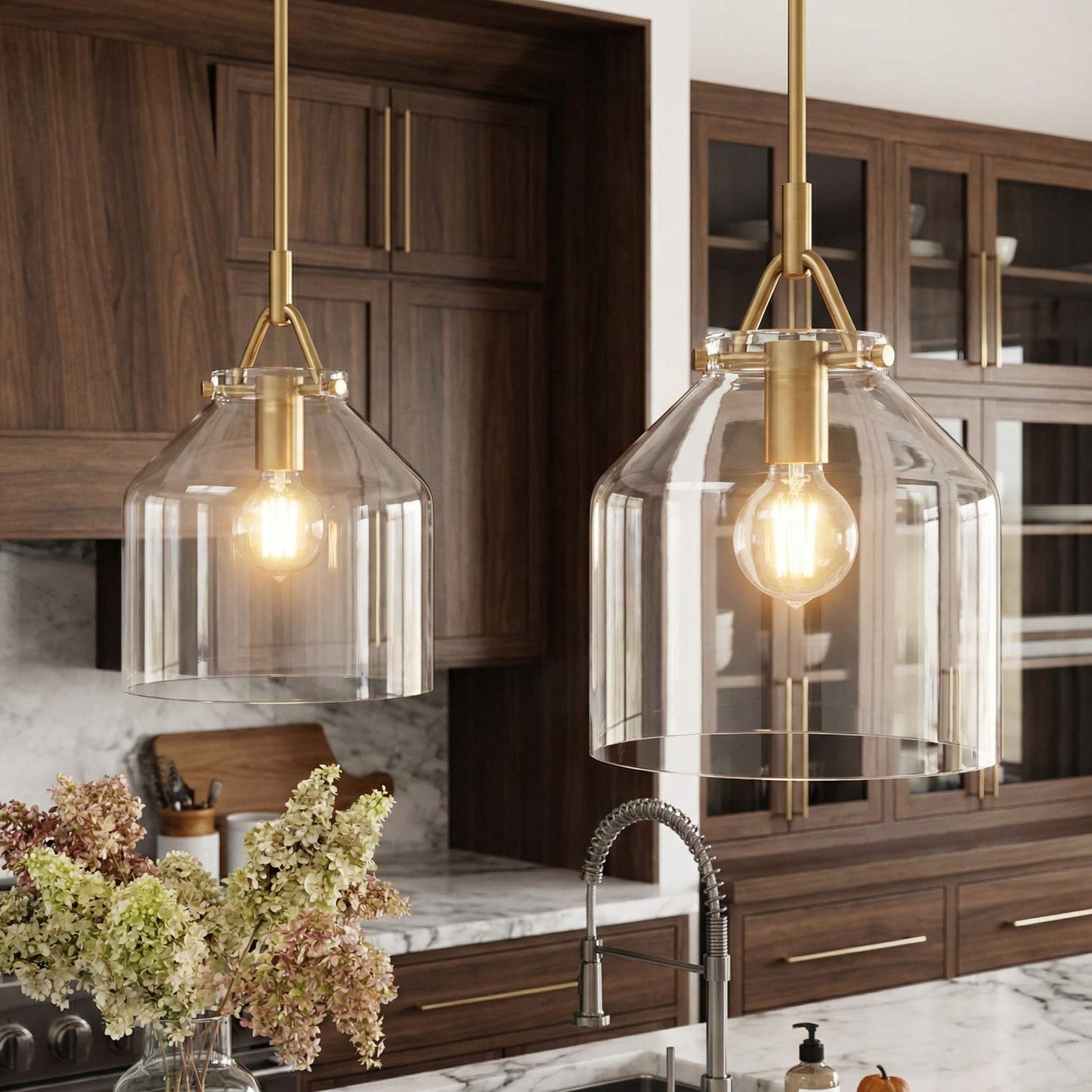 Roan | Hanging Bowl Shade Kitchen Dining Room Pendant Light