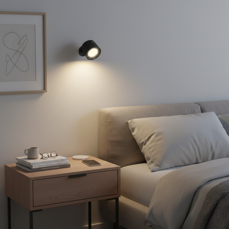 Atlas | Adjustable Battery Powered Wall Light LED with Rechargeable Remote