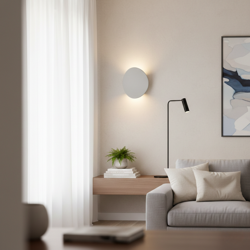Cyra | Minimalist LED Curved Wall Lamp for Home Interiors