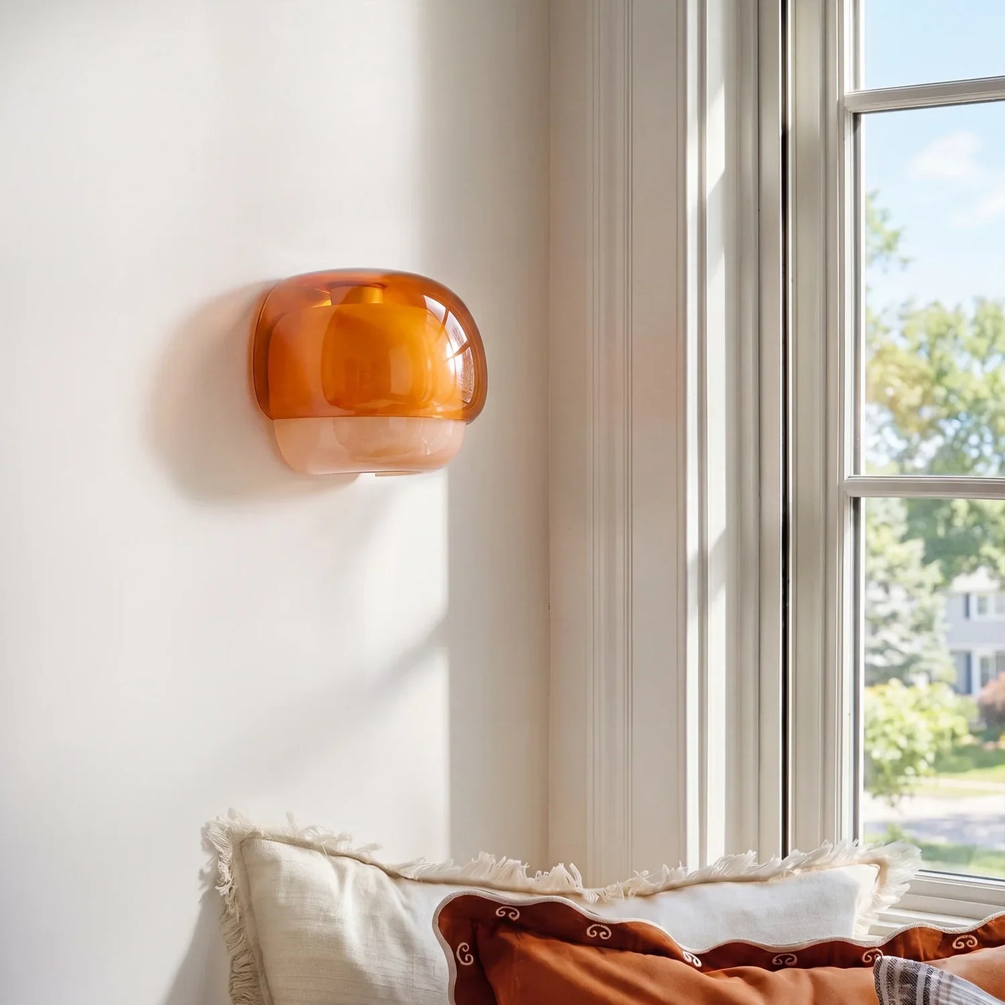 Celeste | Decorative Glass Wall Light Modern Sconce for Bedroom and Living Room