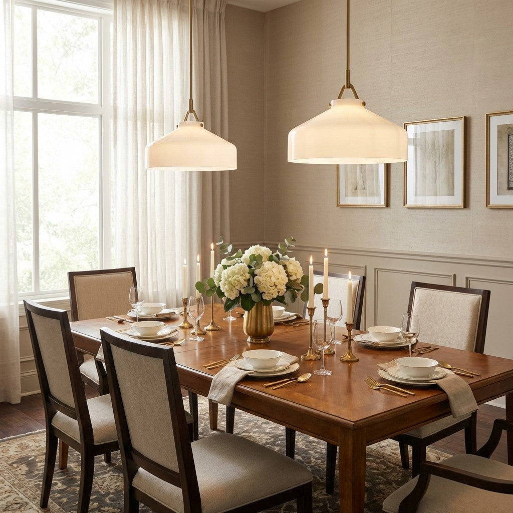 Roan | Hanging Bowl Shade Kitchen Dining Room Pendant Light