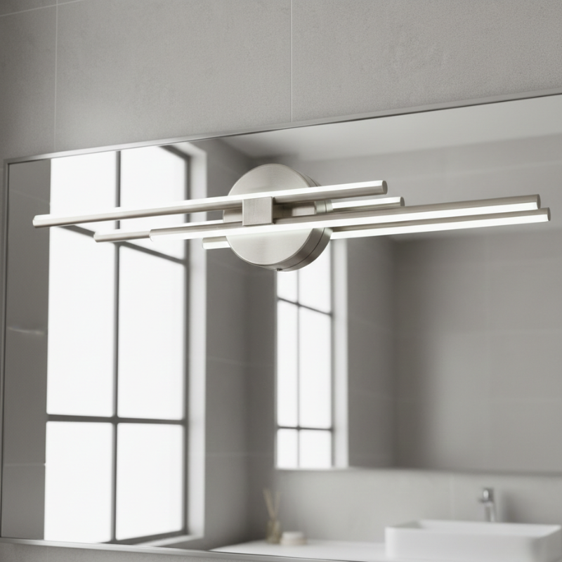 Evren | Modern Striped LED Wall Lamp Cool Glow Vanity Lighting