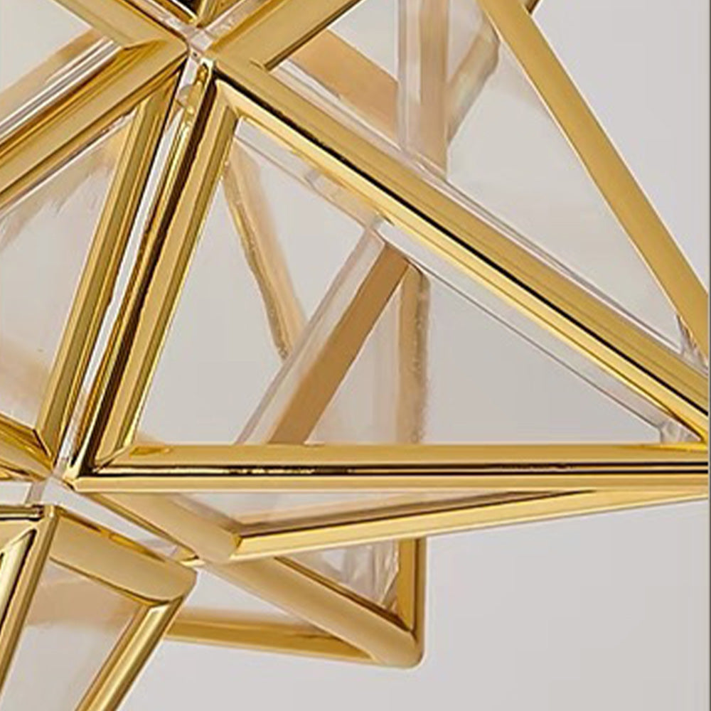 Astra | Star-Shaped Semi Flush Mount Ceiling Light