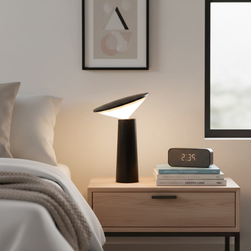 Emberly | Wireless Adjustable  & Rechargeable LED Dimmable Table Lamp