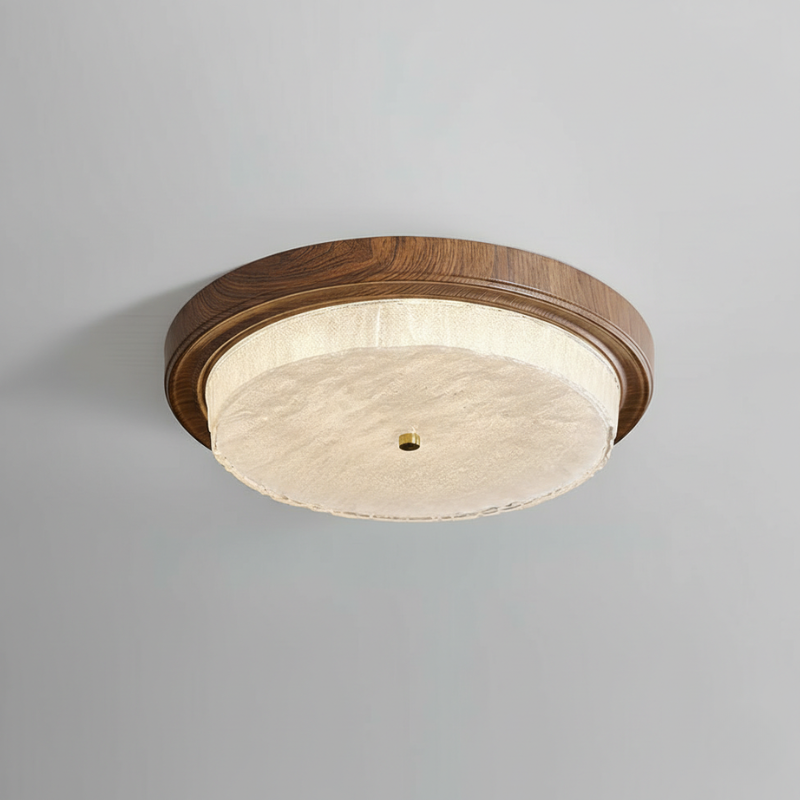 Oakwyn | Round Glass LED Ceiling Light Fixture