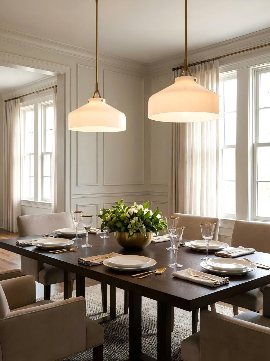 Roan | Hanging Bowl Shade Kitchen Dining Room Pendant Light