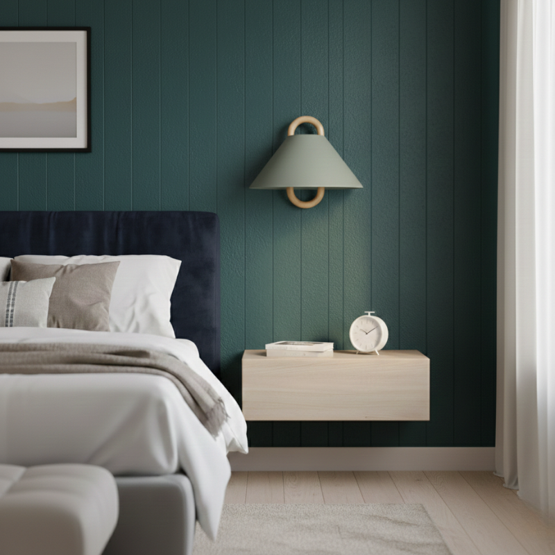 Sunniva | Semi-Circle 1-Light Wall Sconce for Bedroom
