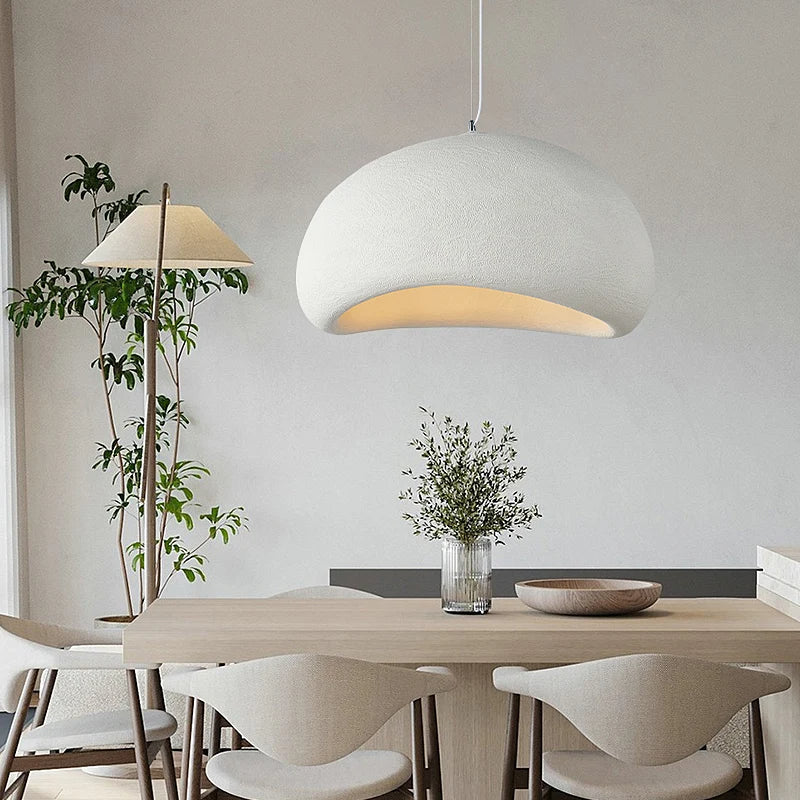 Wabi Sabi | Fiberglass Pendant Light - Lightweight