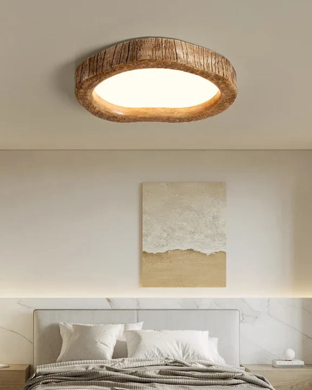 Ellington | Scandinavian Wood Ceiling Light Flush Mount