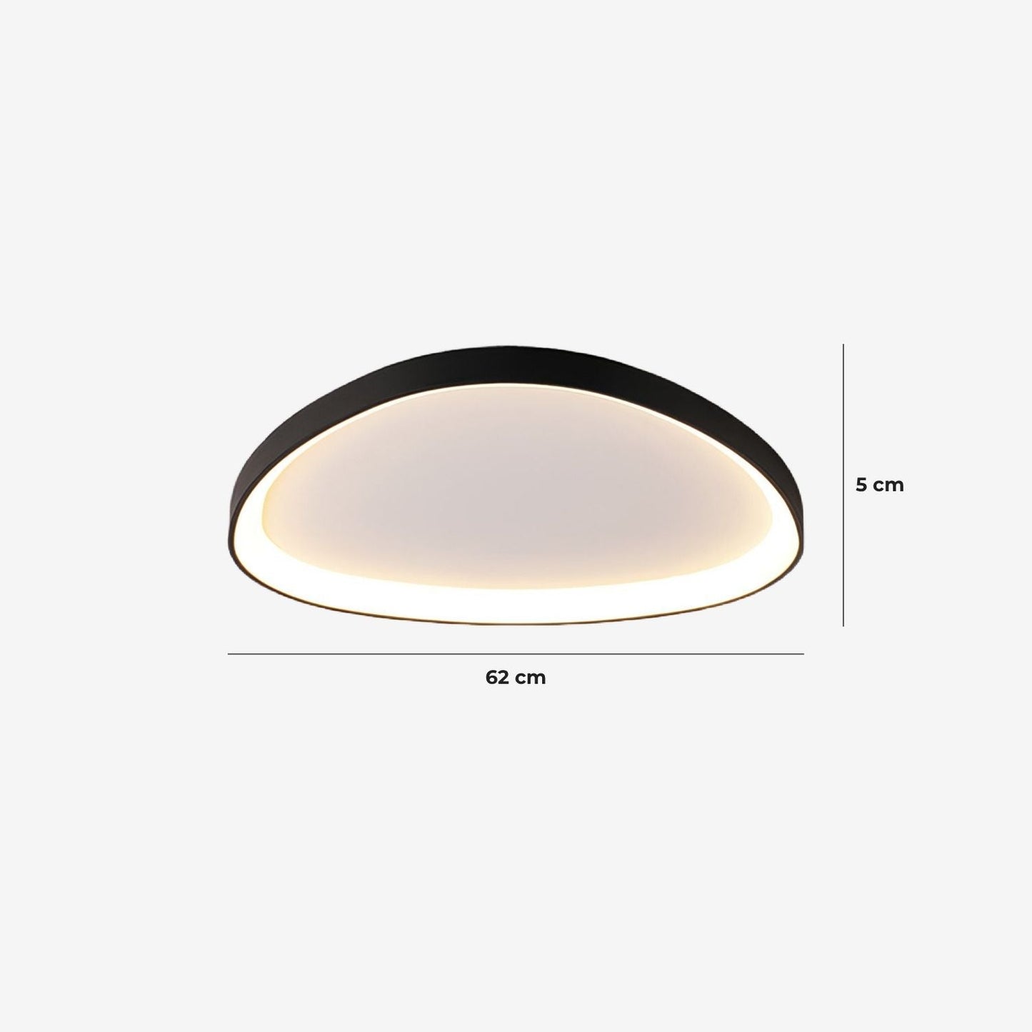 Isabelle | Minimalist Flush Mount Ceiling Light Indoor LED Fixture