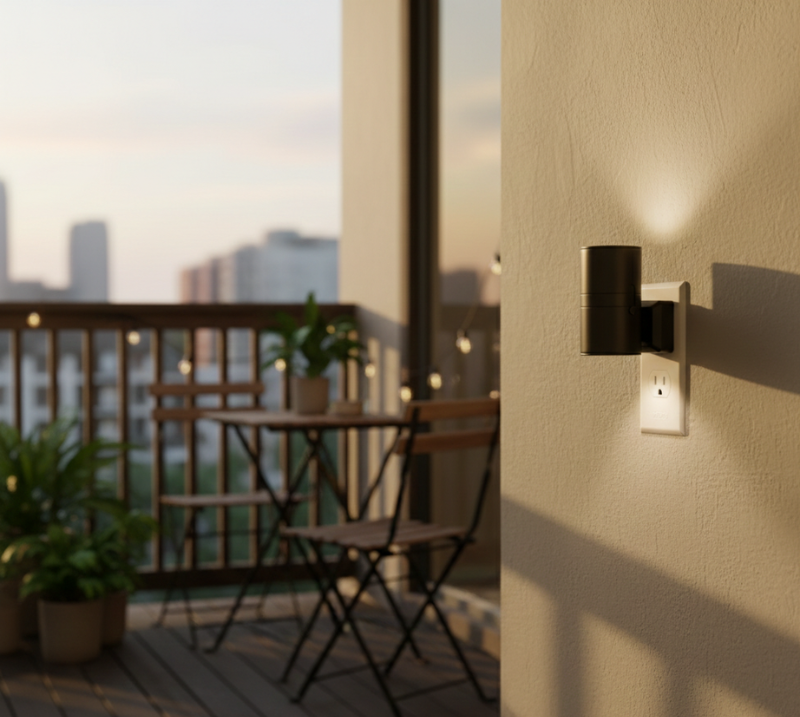 Kael | Automatic Plug In LED Outdoor Wall Light