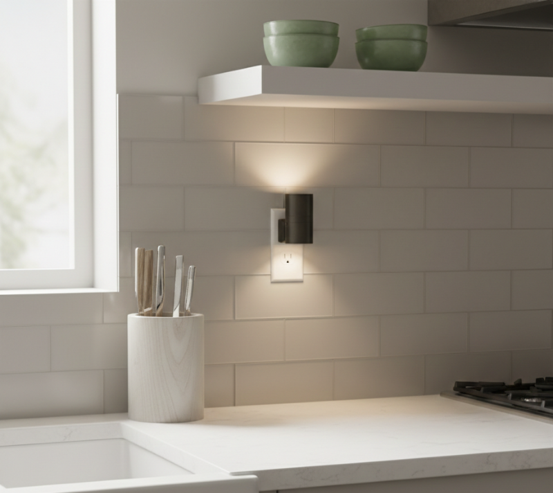 Kael | Automatic Plug In LED Outdoor Wall Light