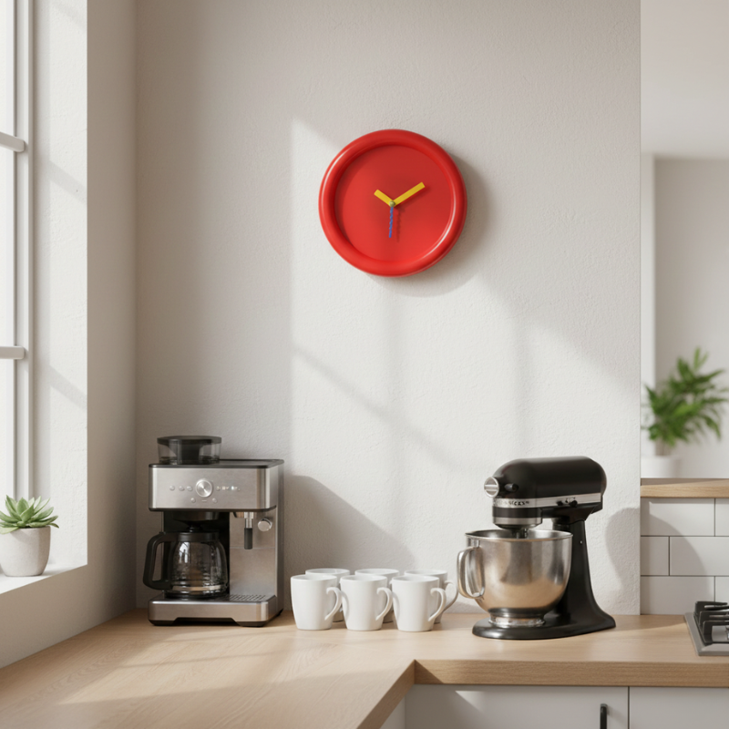 Aviano | Silent Refined Wall Clock 3D Acrylic for Living Room