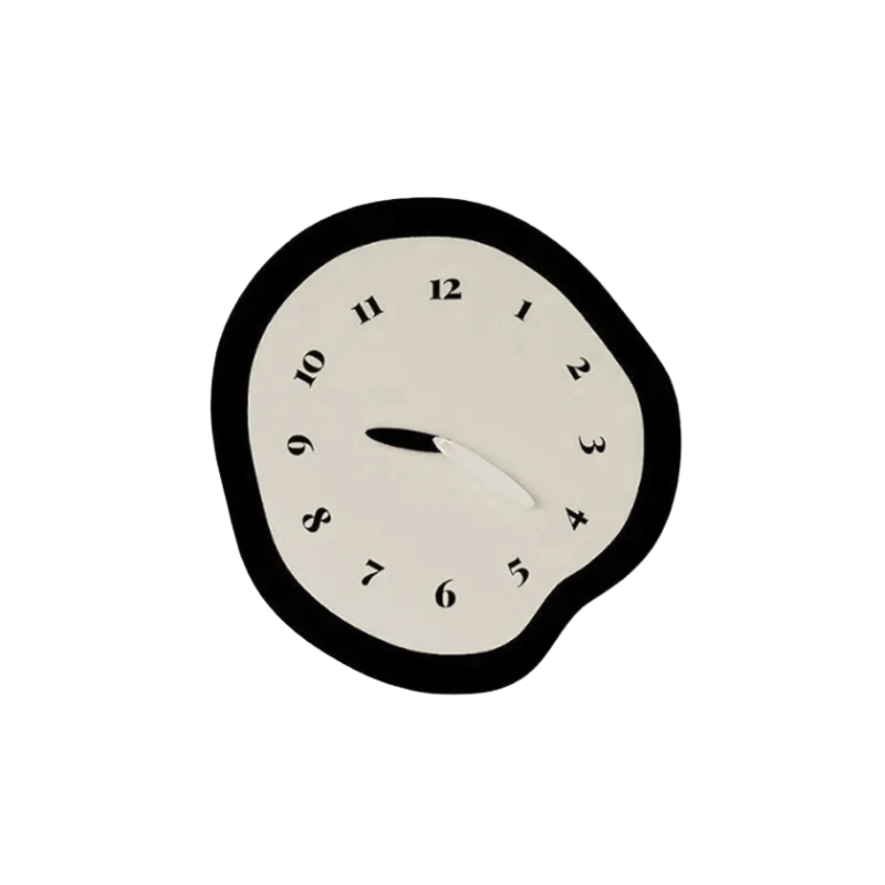 Corvane |  Clean-Lined Pendulum Wall Clock with Abstract Design