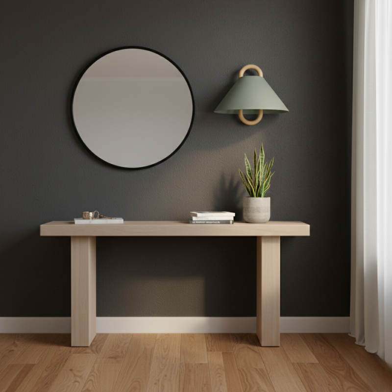 Sunniva | Semi-Circle 1-Light Wall Sconce for Bedroom
