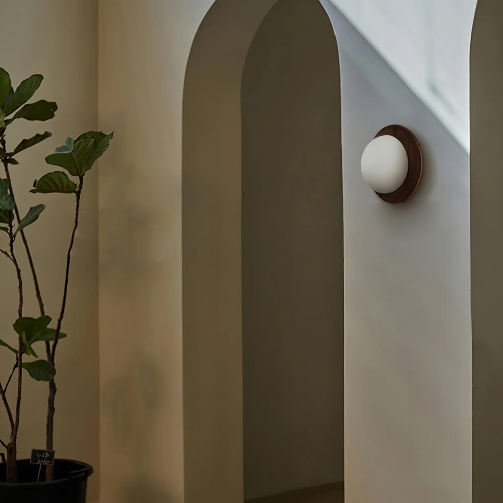 Elaar | Scandinavian Natural Wood LED Wall Light