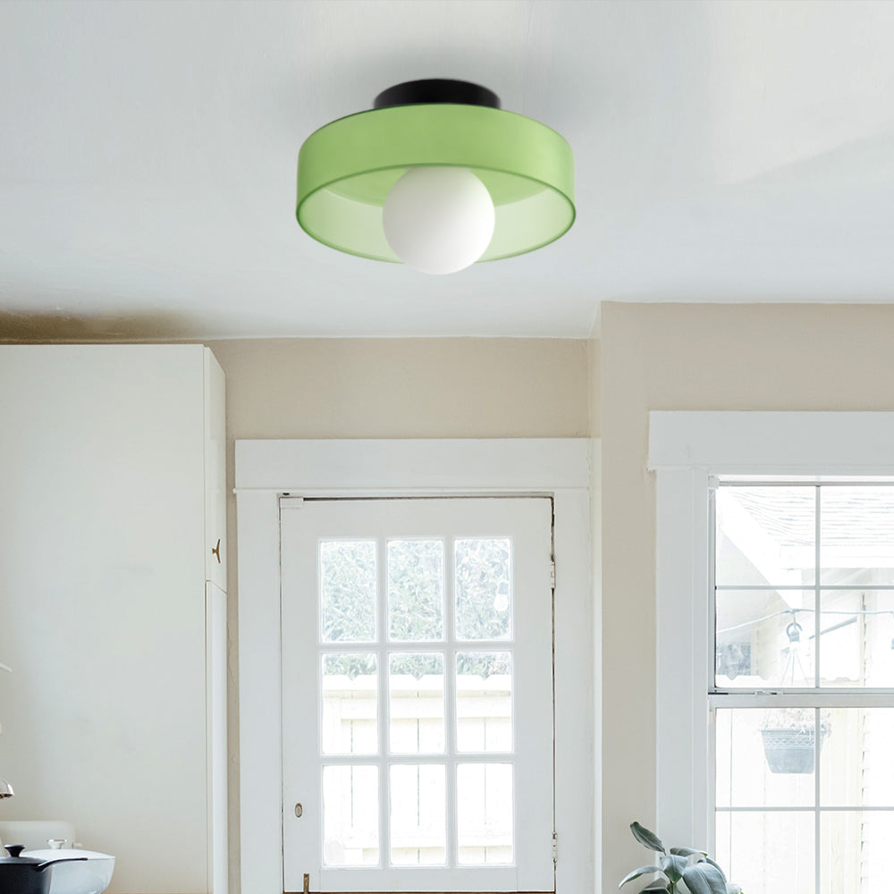 Kelly | Flush Ceiling Light, Modern