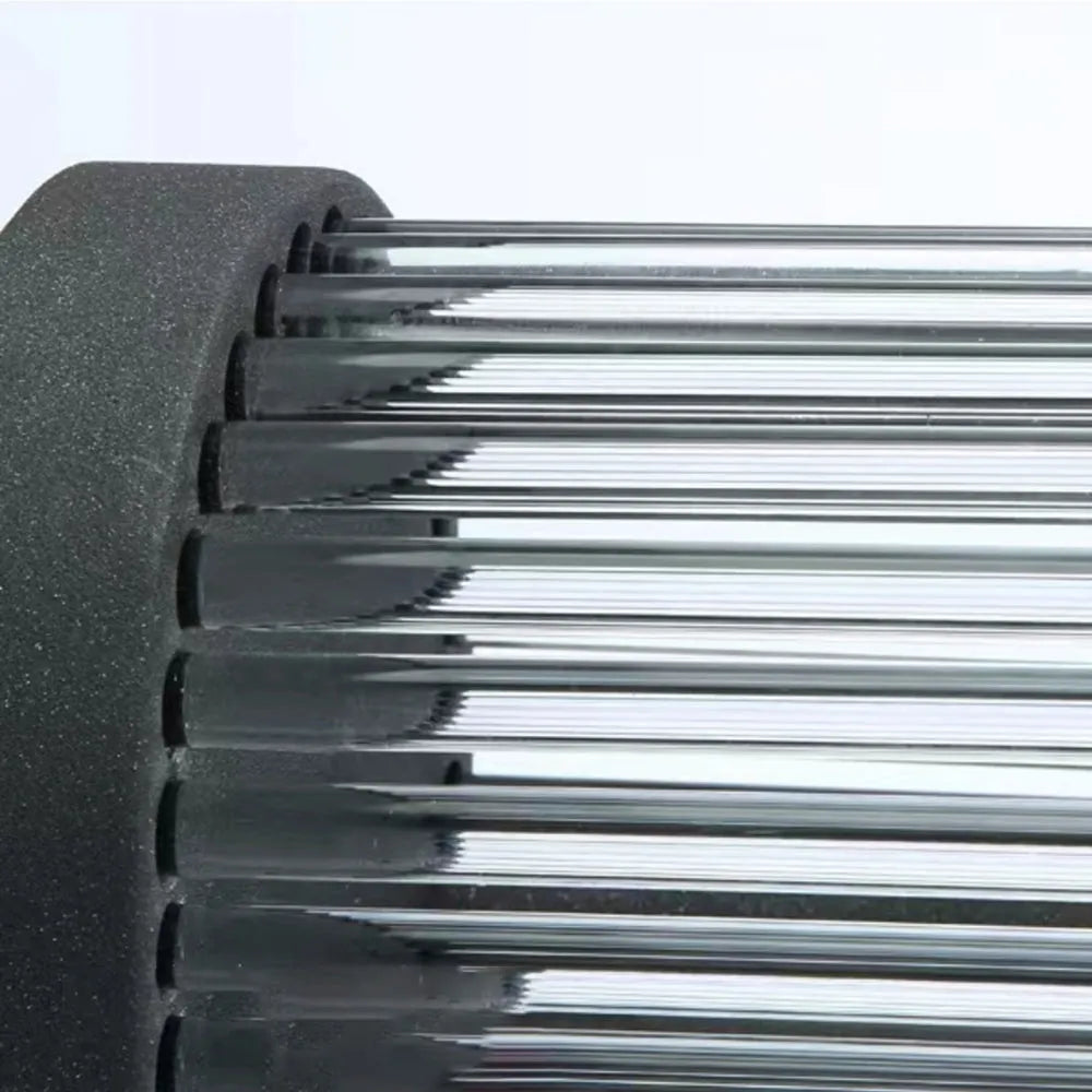 Angad | Outdoor Wall Lamp, Metal/Glass