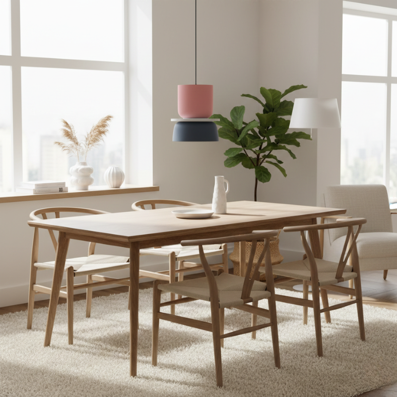 Torin | Colorful Scandinavian Nordic Acrylic Bowl Pendant Light