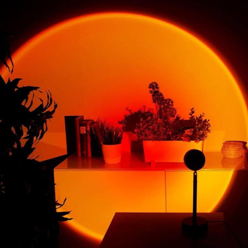 Avery | Sunset LED Projection Lamp 360° Rotate with 16 Color Modes