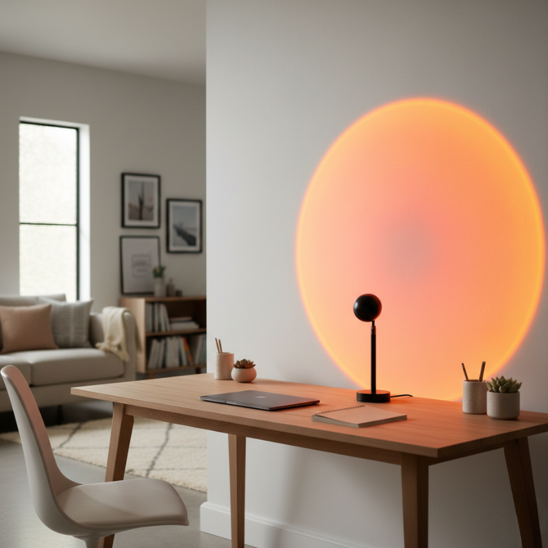 Avery | Sunset LED Projection Lamp 360° Rotate with 16 Color Modes