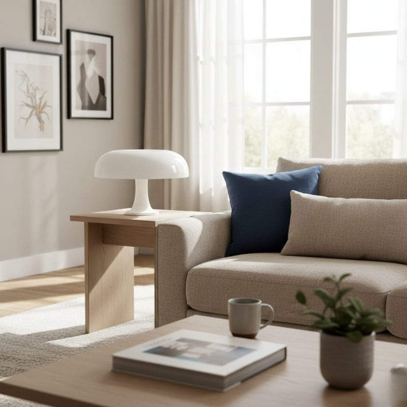 Aveline | Italian Style Retro Mushroom Table Lamp for Modern Interior