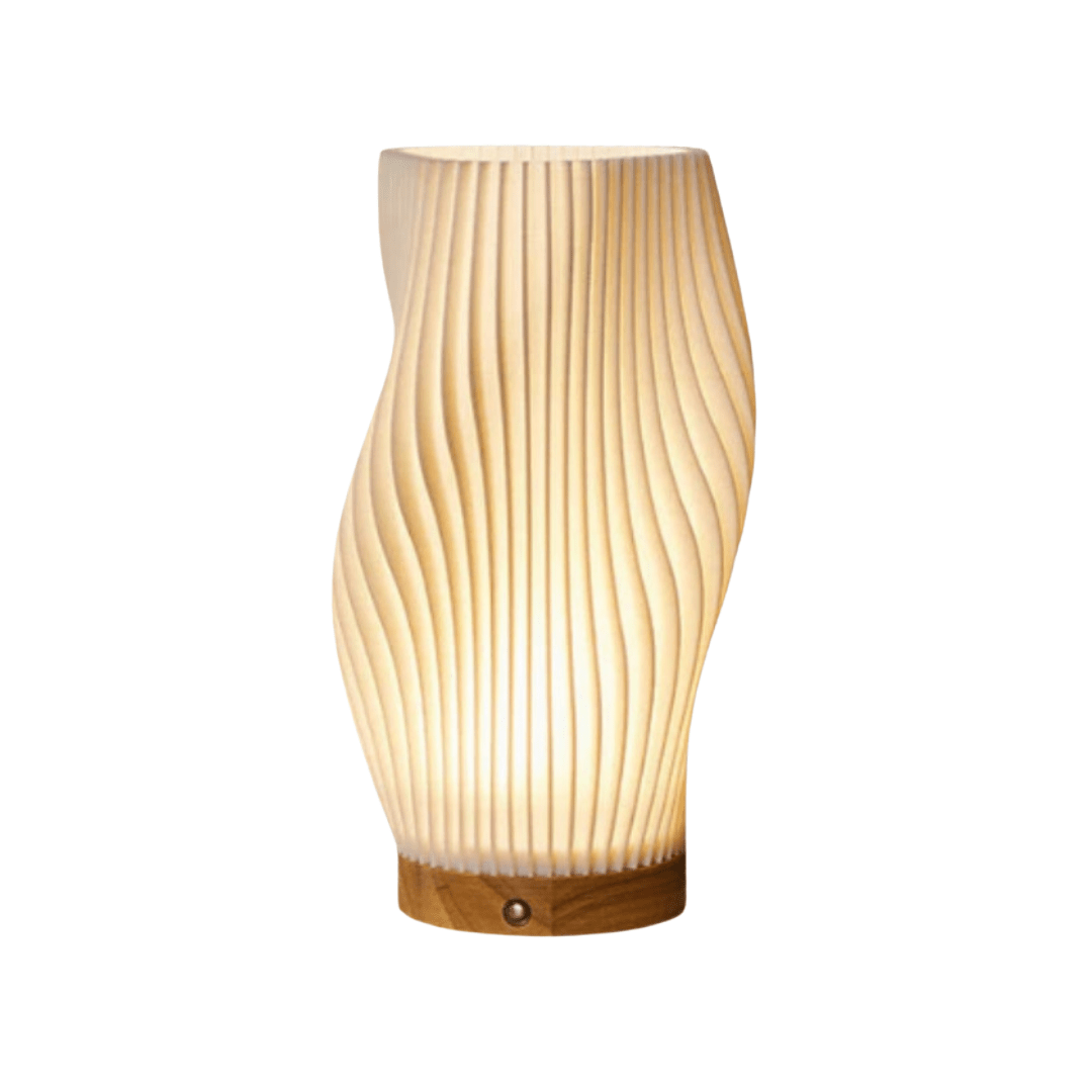 Wavecrest | Sculptural LED Dimmable Table Lamp