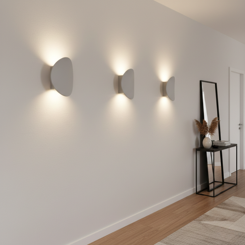 Cyra | Minimalist LED Curved Wall Lamp for Home Interiors
