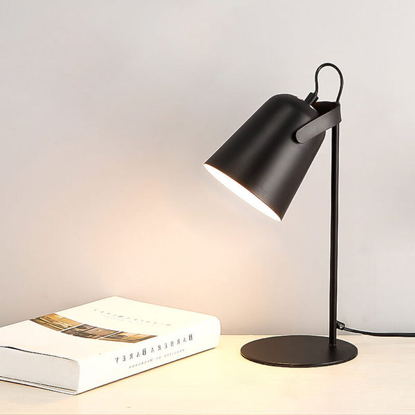 Brielle | Nordic Iron Plug-In Table Lamp for Bedroom Nightstand