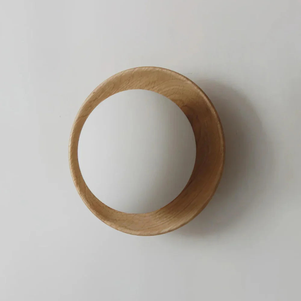 Elaar | Scandinavian Natural Wood LED Wall Light