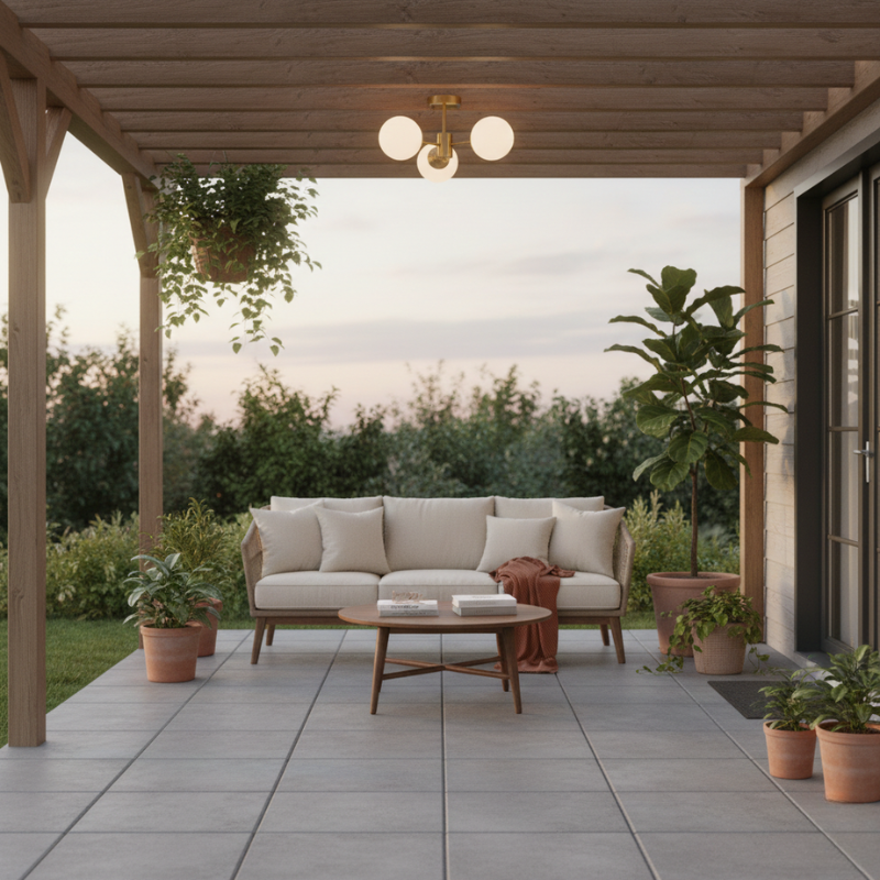 Kaida | Mid-Century 3-Glass Globe Semi-Flush Mount Light Ceiling Lamp