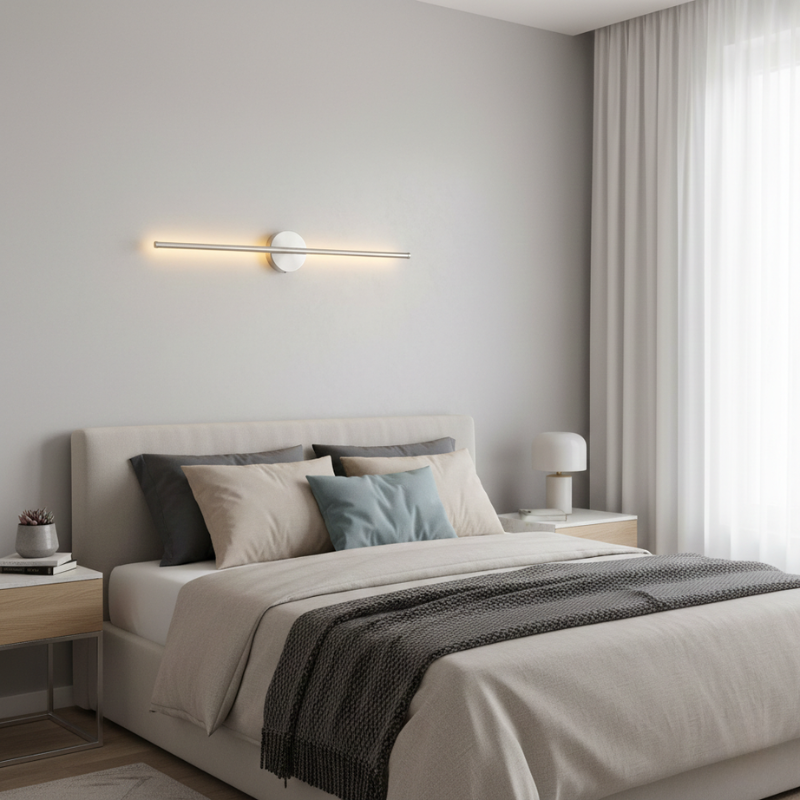 Orion | Minimalist Sleek LED Wall Light Lighting for Bedroom & Bathroom