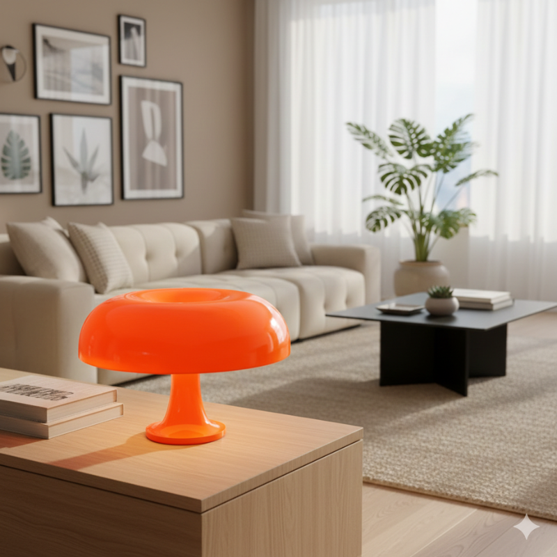Aveline | Italian Style Retro Mushroom Table Lamp for Modern Interior