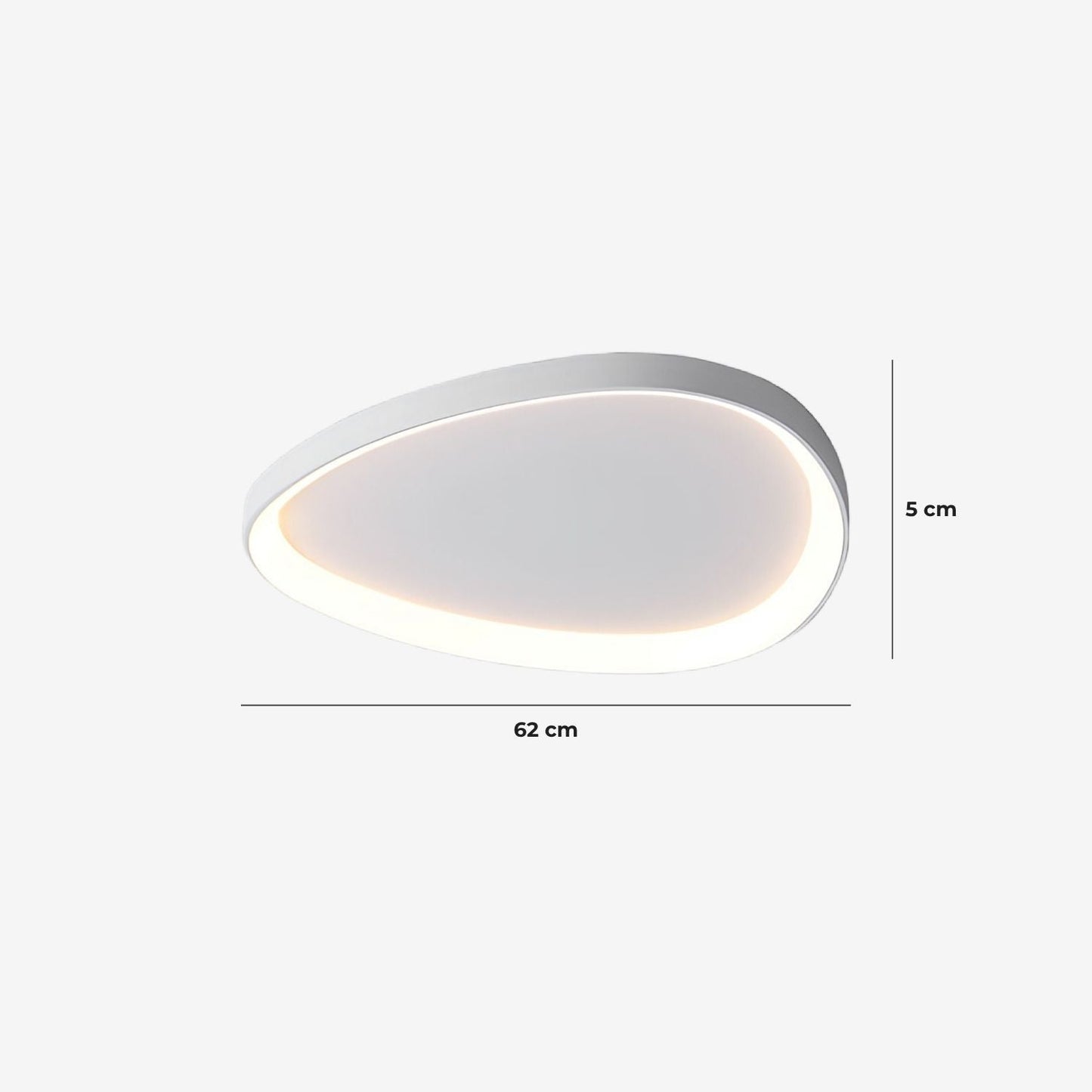 Isabelle | Minimalist Flush Mount Ceiling Light Indoor LED Fixture