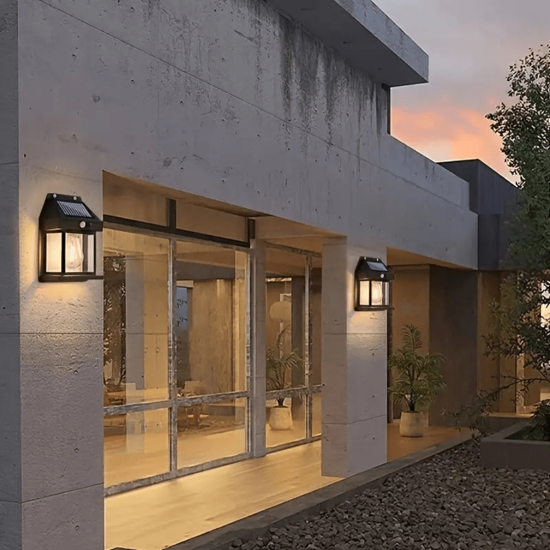 Darian | Contemporary Solar Garden Lamp with LED Glow for Outdoor Spaces