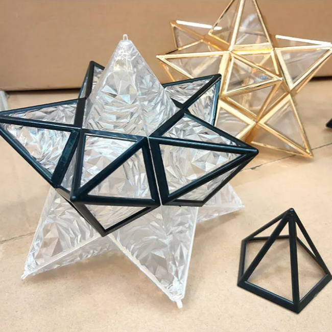 Astra | Star-Shaped Semi Flush Mount Ceiling Light