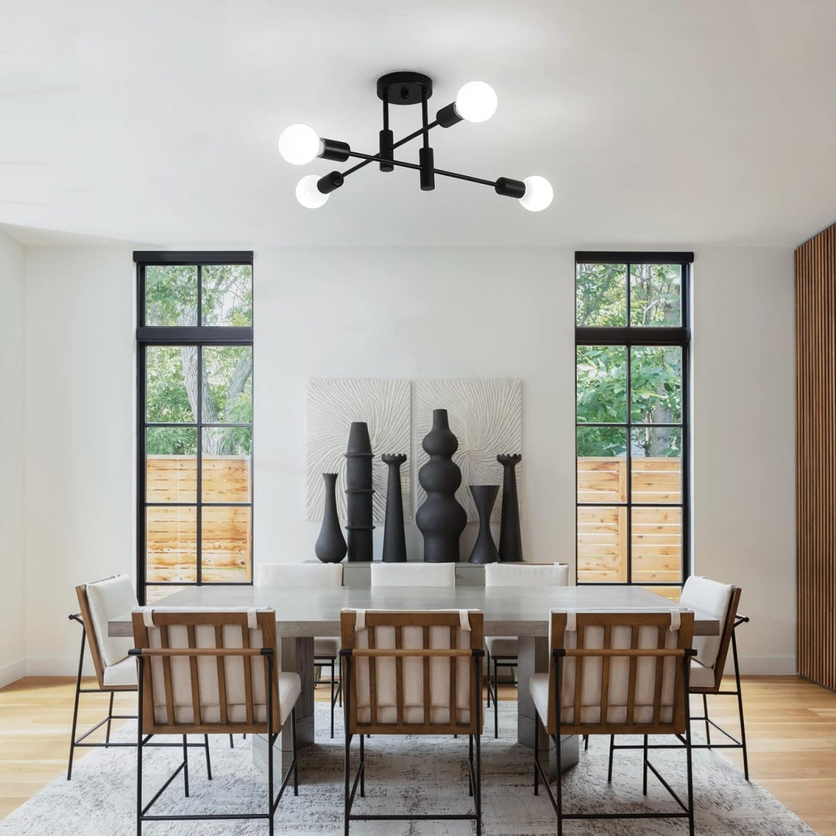 Bennett | Ceiling Light Metal Multi Light Fixture for Living Room