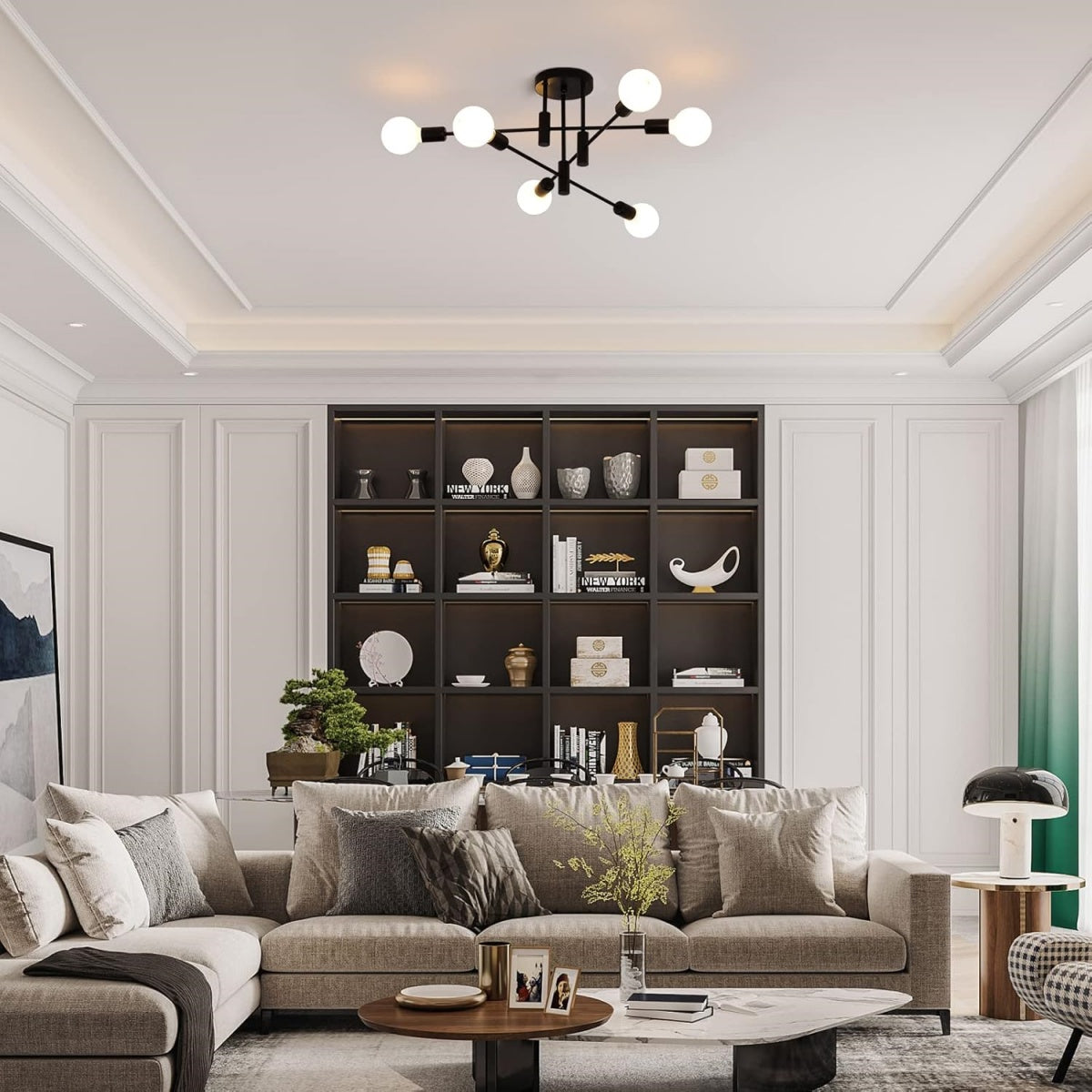 Bennett | Ceiling Light Metal Multi Light Fixture for Living Room