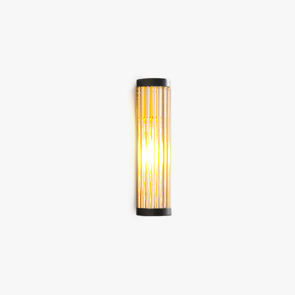 Angad | Outdoor Wall Lamp, Metal/Glass