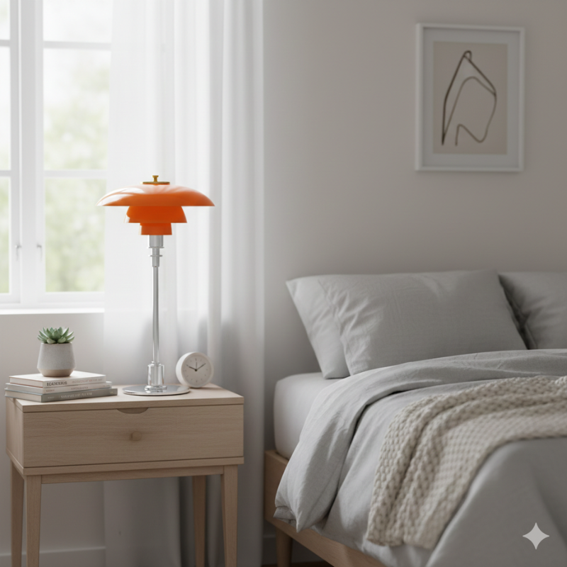 Orluna | Copper Base Art Deco Modern Desk Lamp for Office Lighting