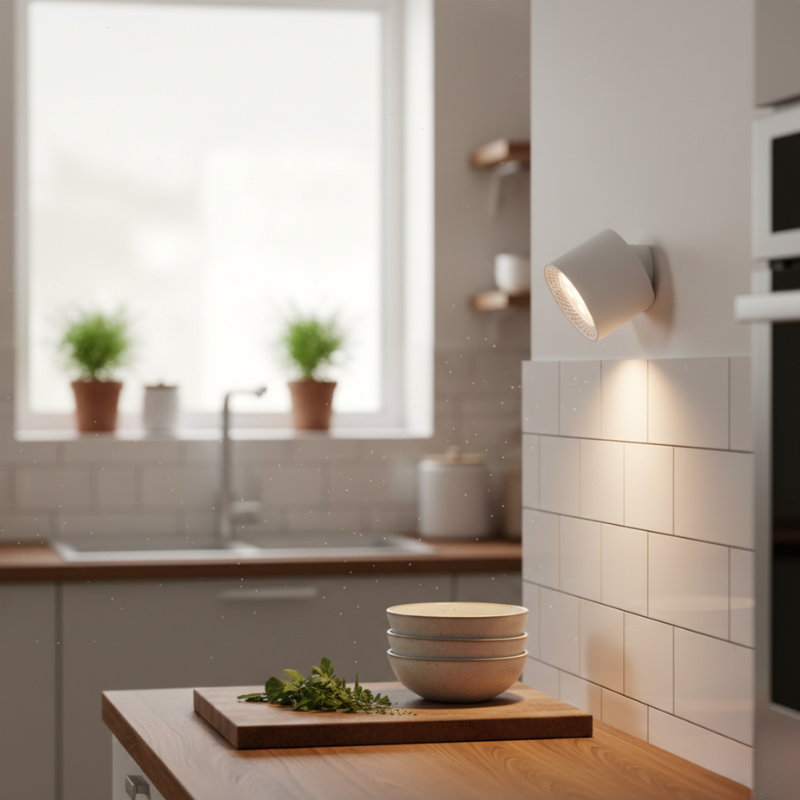 Atlas | Adjustable Battery Powered Wall Light LED with Rechargeable Remote