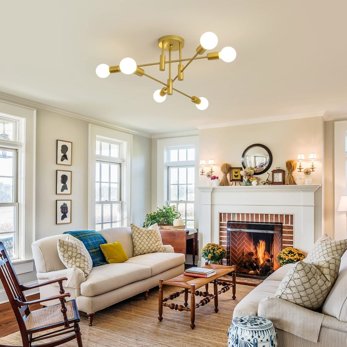 Bennett | Ceiling Light Metal Multi Light Fixture for Living Room