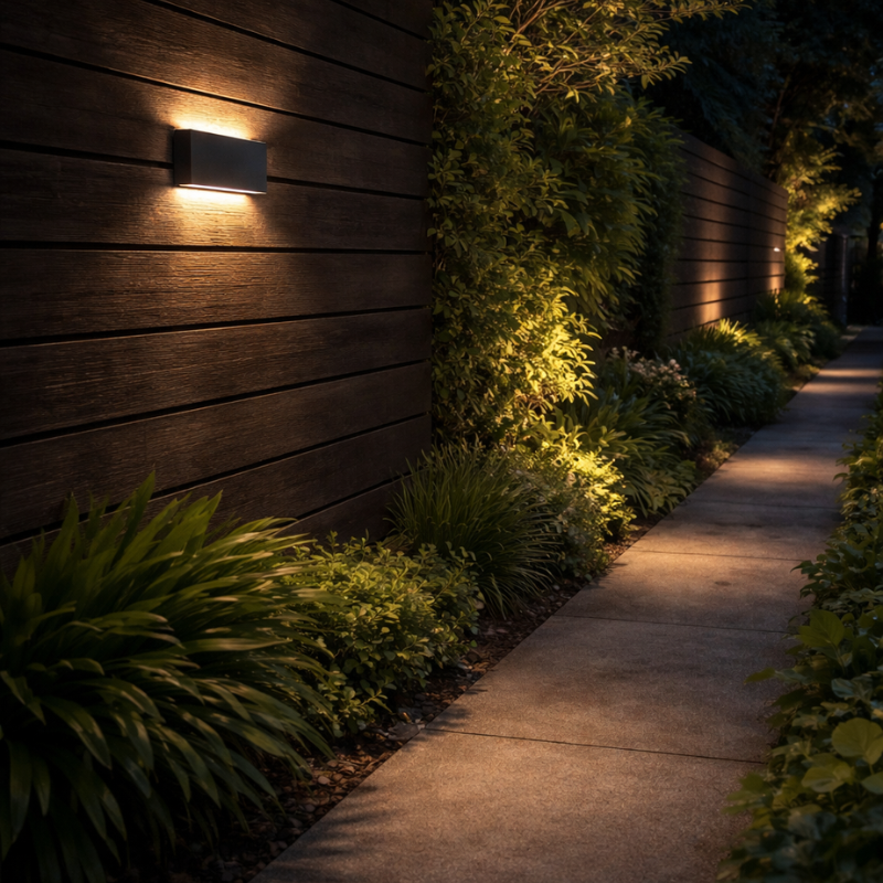 Anton | Modern Outdoor LED Entrance Wall Light