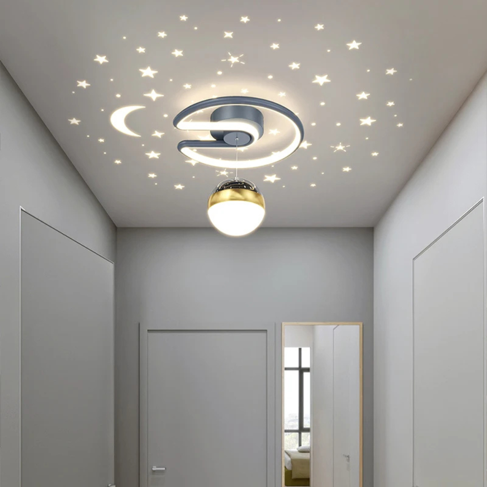 Star | Semi-Flush Ceiling Light - for Kids’ Bedrooms