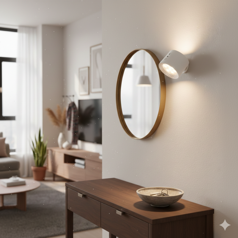 Atlas | Adjustable Battery Powered Wall Light LED with Rechargeable Remote