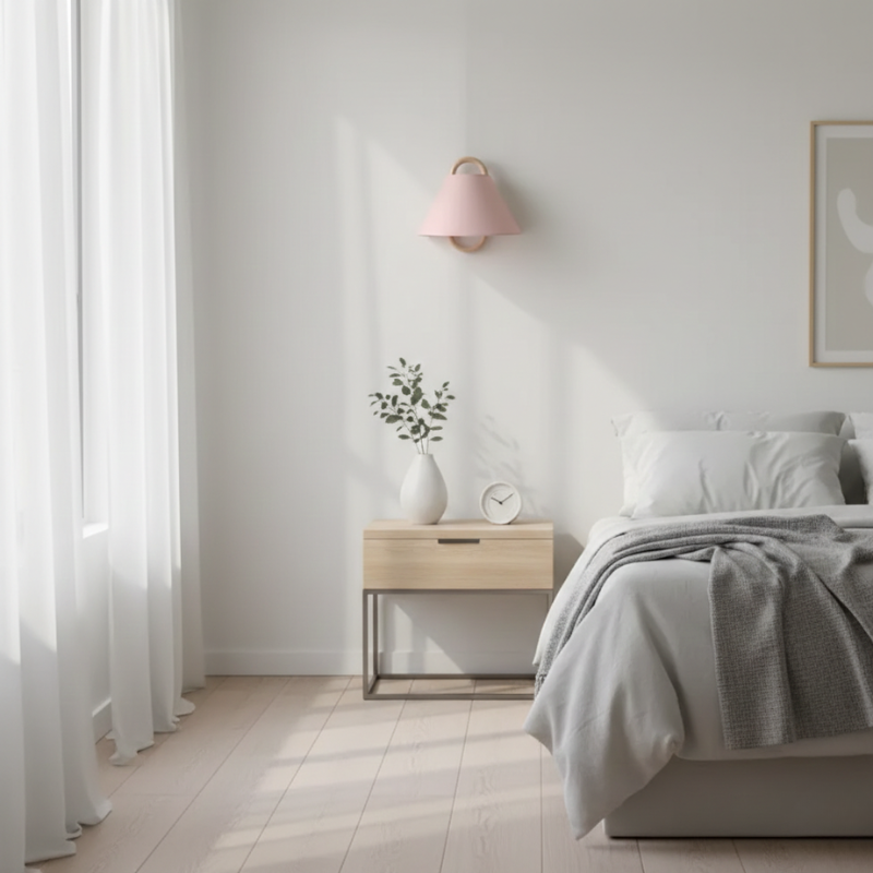 Sunniva | Semi-Circle 1-Light Wall Sconce for Bedroom