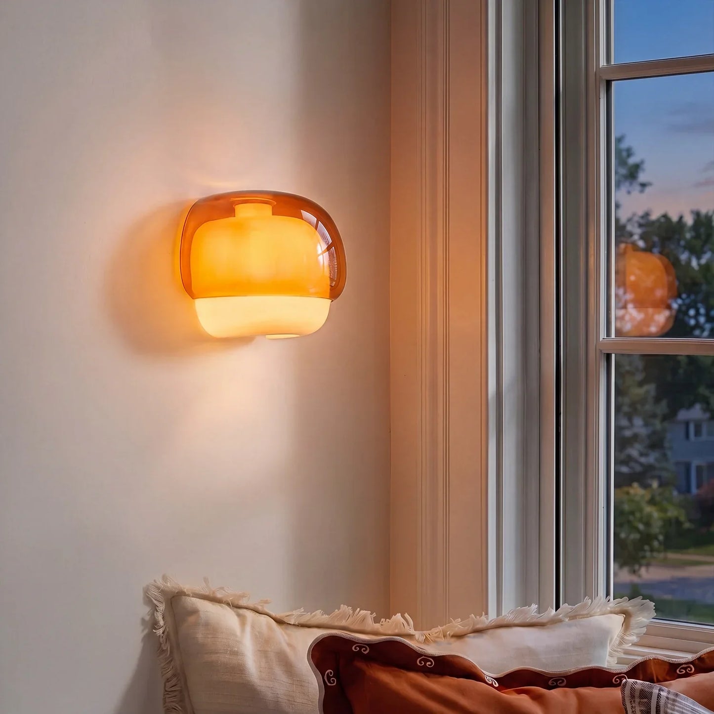 Celeste | Decorative Glass Wall Light Modern Sconce for Bedroom and Living Room