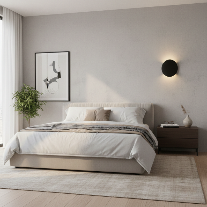 Cyra | Minimalist LED Curved Wall Lamp for Home Interiors