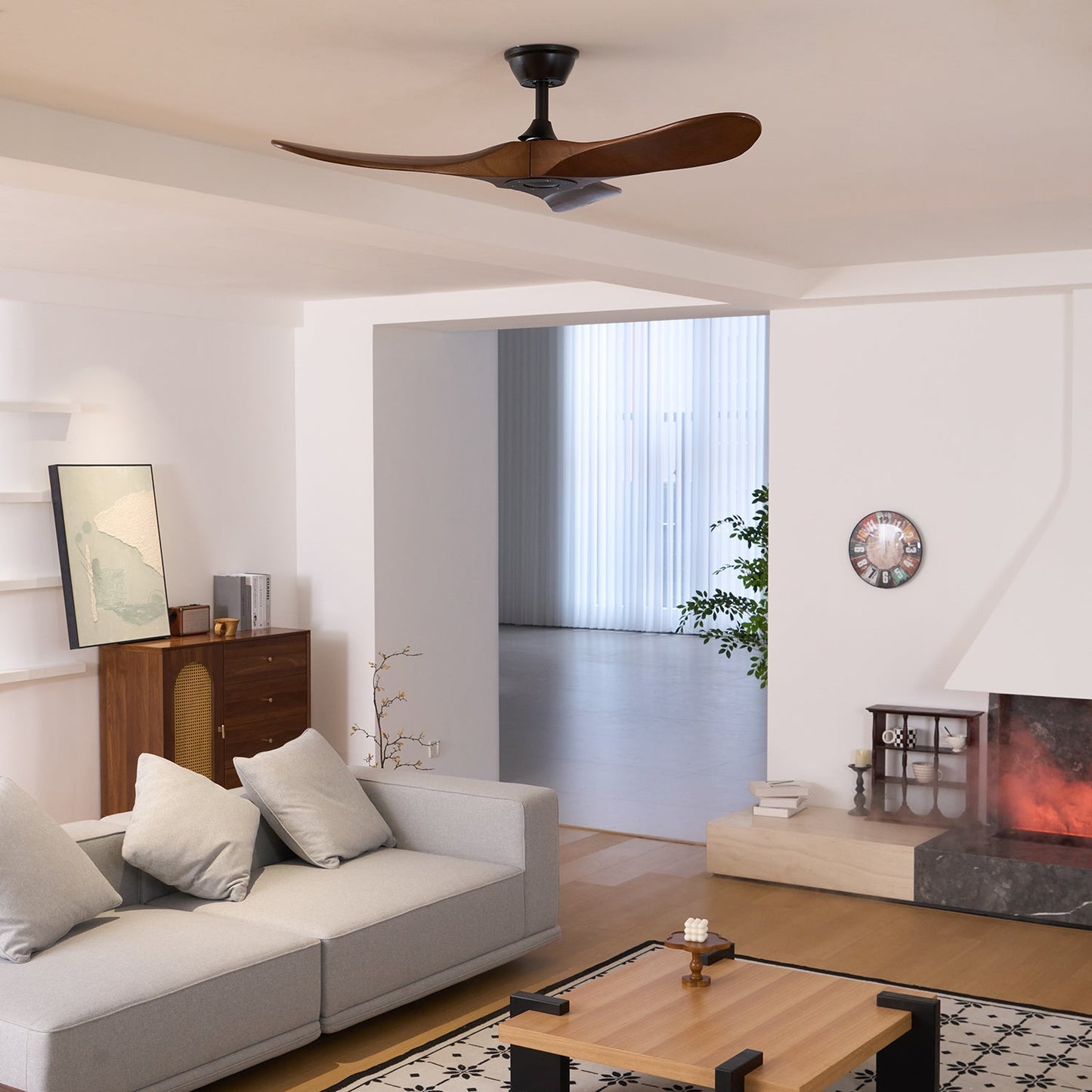Woody | Remote-Controlled Ceiling Fan